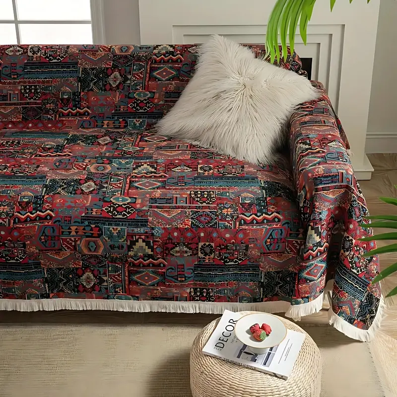 Cassandra Bankhoes - Geweven Chenille, Vintage Charme