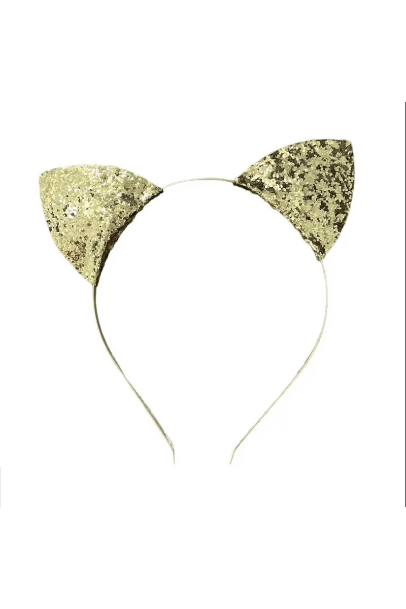 Cat Headband - Gold