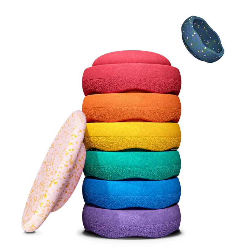 Classic Set van 6 met balance board en mini Water Lily