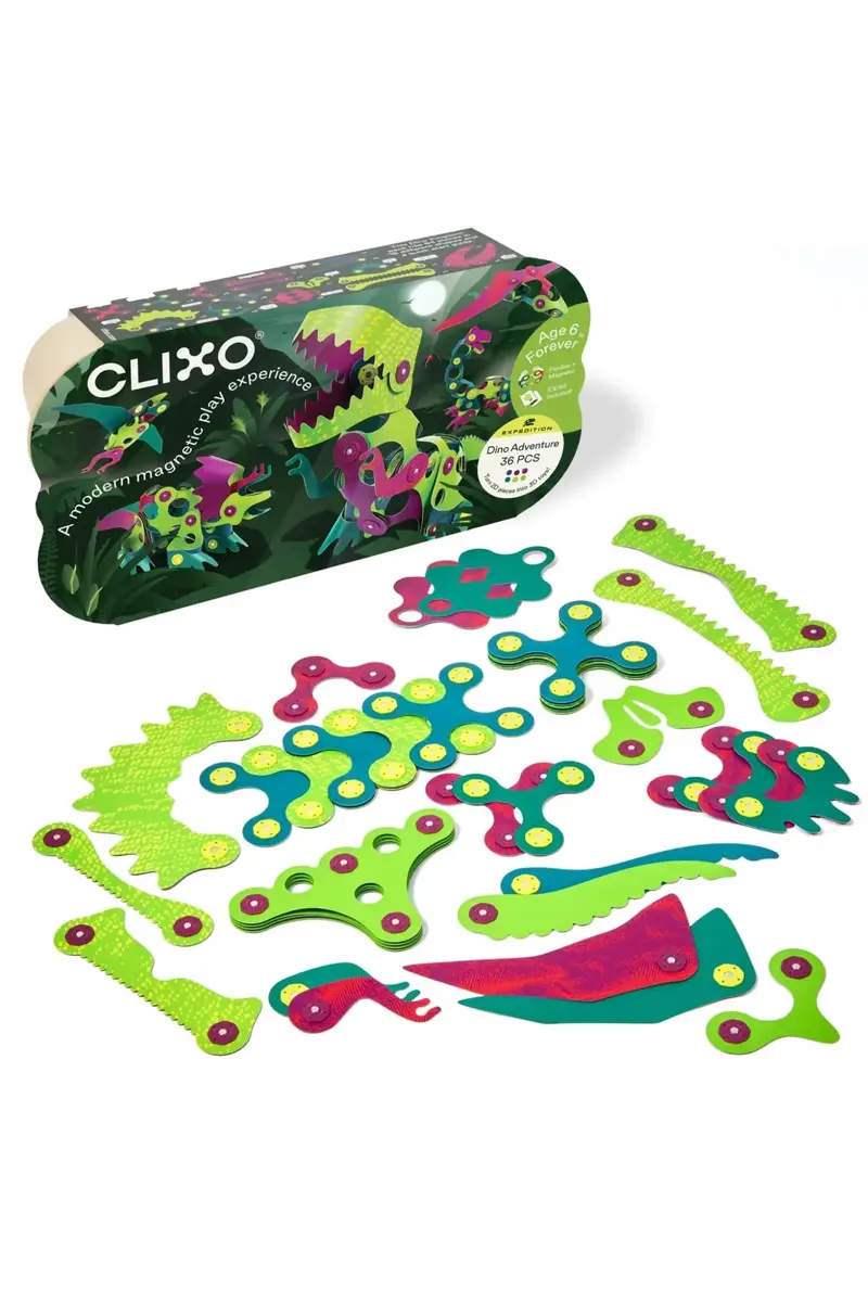 Clixo | Dino Adventure Pack (36 pcs)