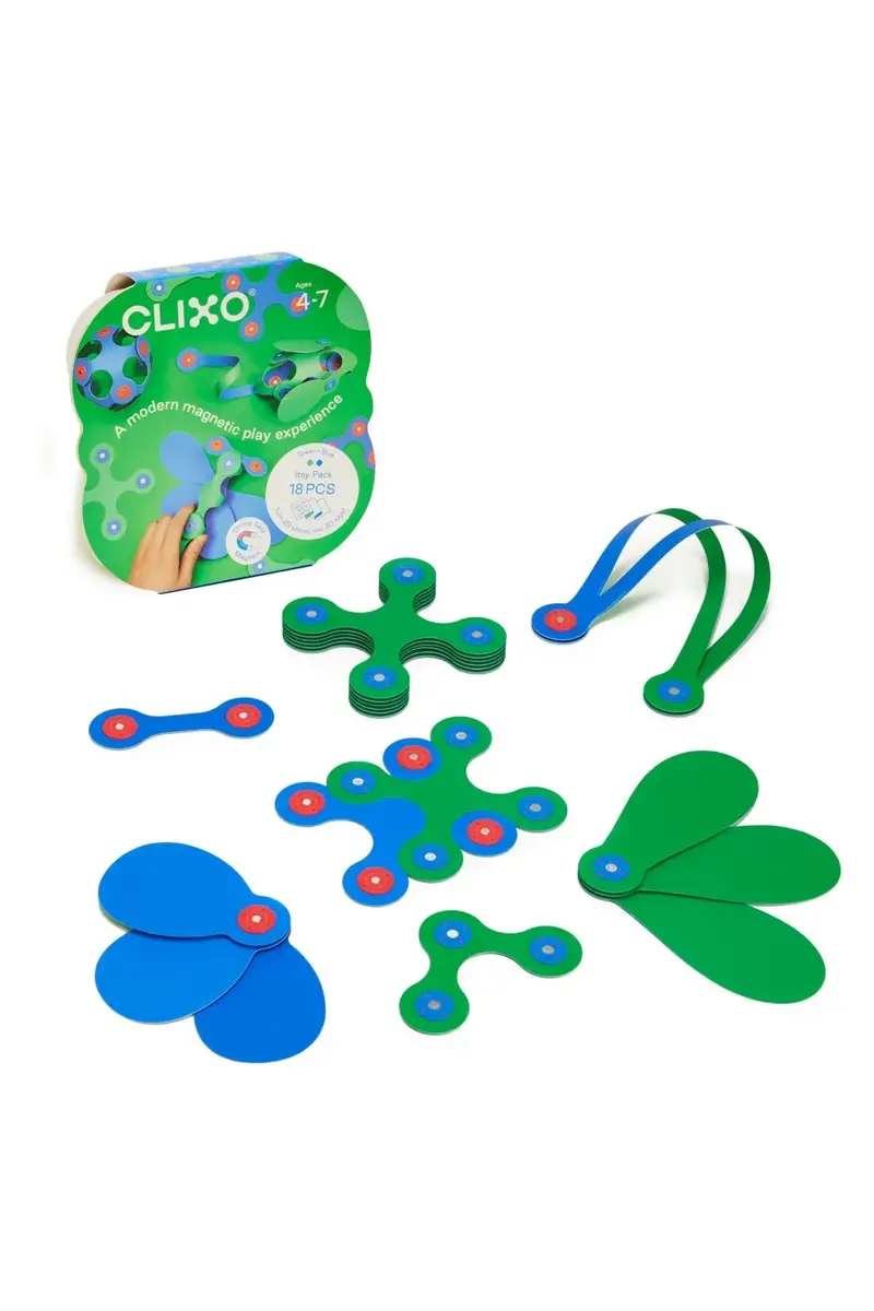 Clixo | Itsy Pack - Green/Blue (18 pcs)