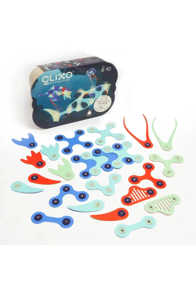 Clixo | Ocean Creatures (24 pcs)