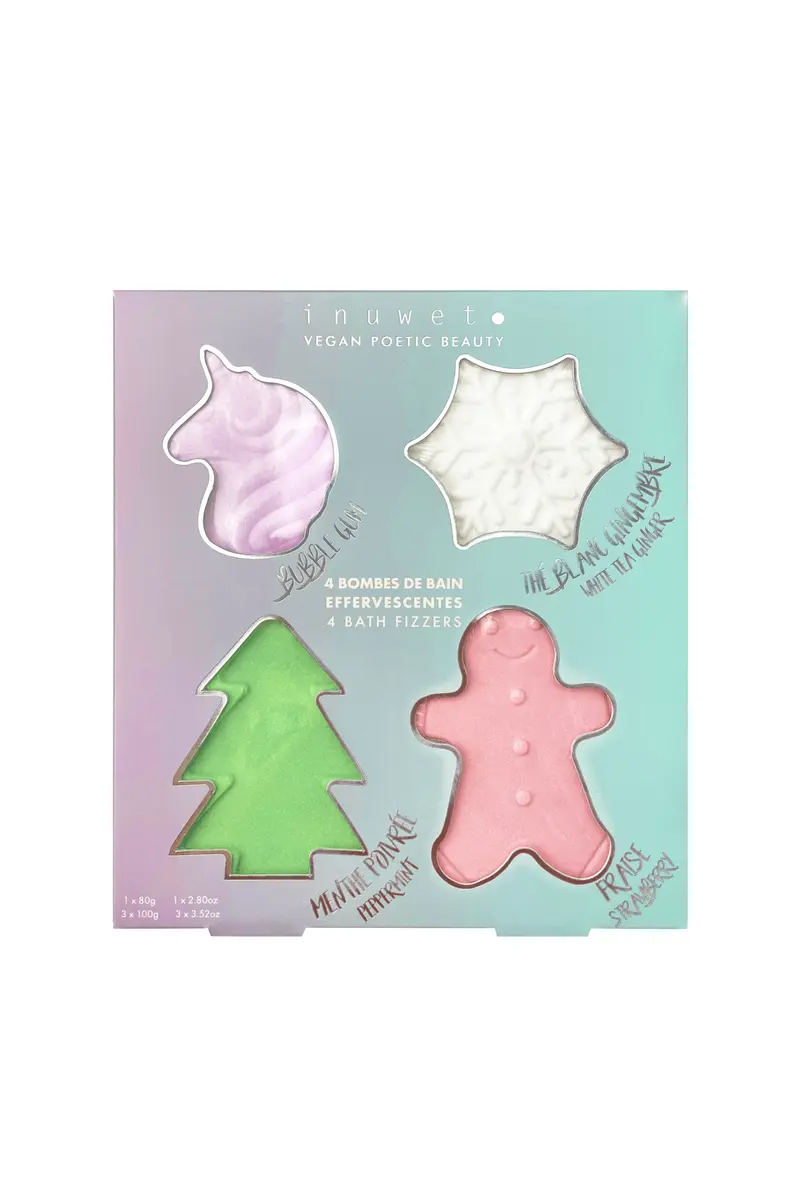 Coffret 4 Bath Fizzers
