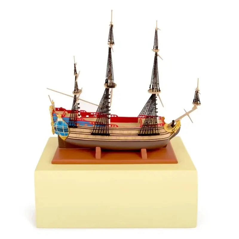Collectible Statue Tintin The Unicorn ship model 20cm (46022)