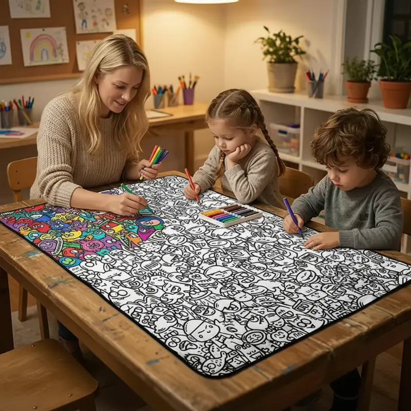 ColorFun – Creatief & Leerzaam – Grote Kleurdeken