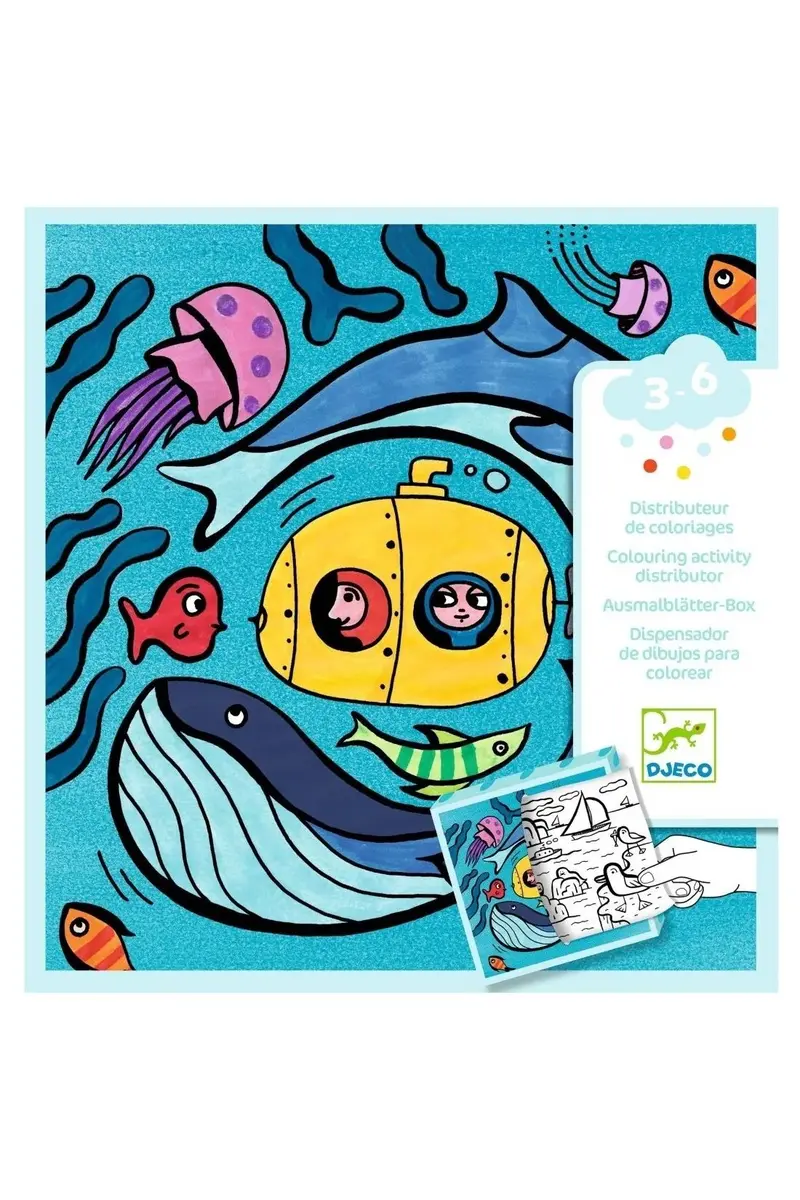 Coloring activity distributor - Ocean
