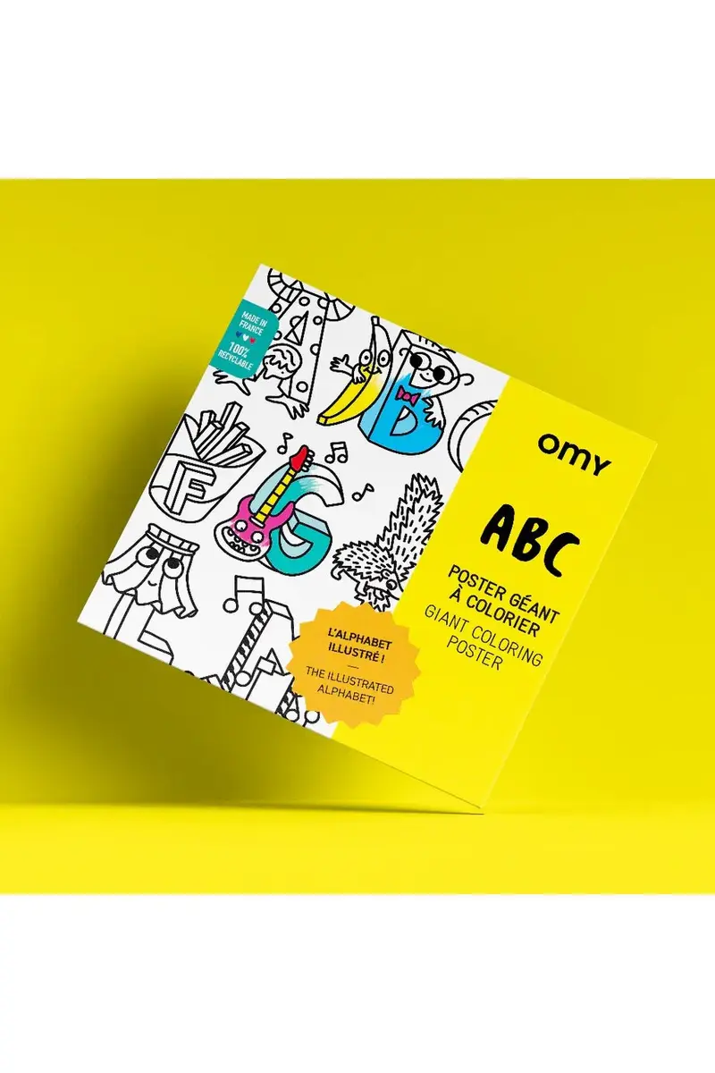 COLORING POSTER - ABCD