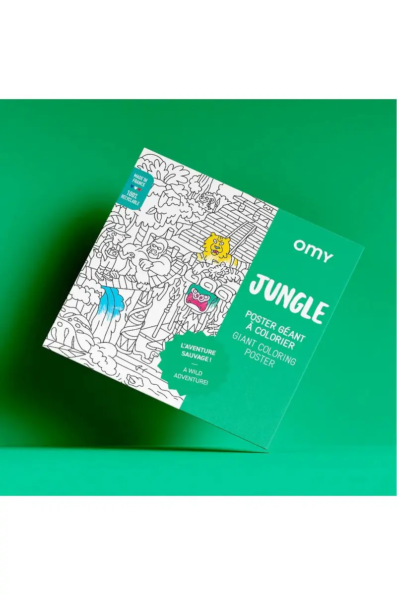 COLORING POSTER - JUNGLE