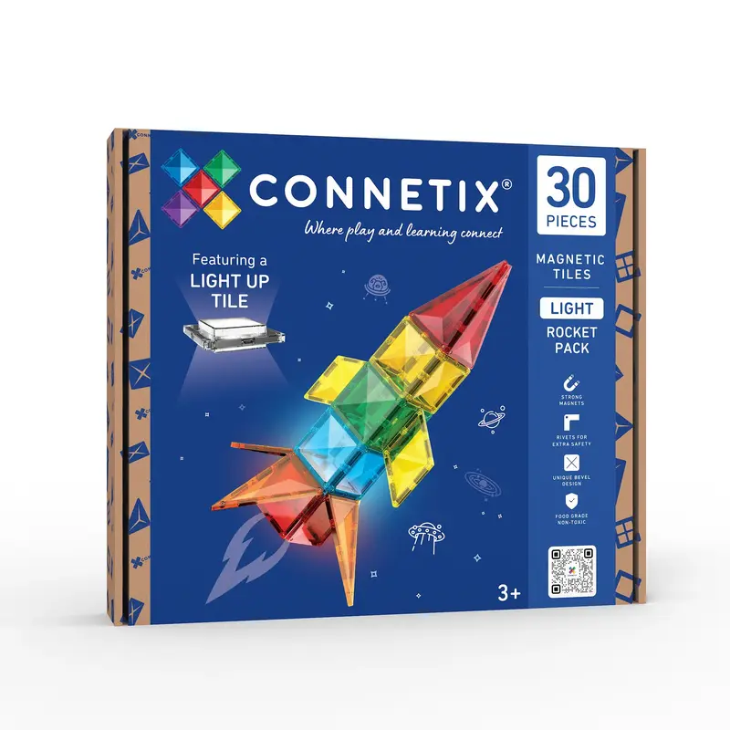 Connetix Light Rocket Pack – 30 stuks