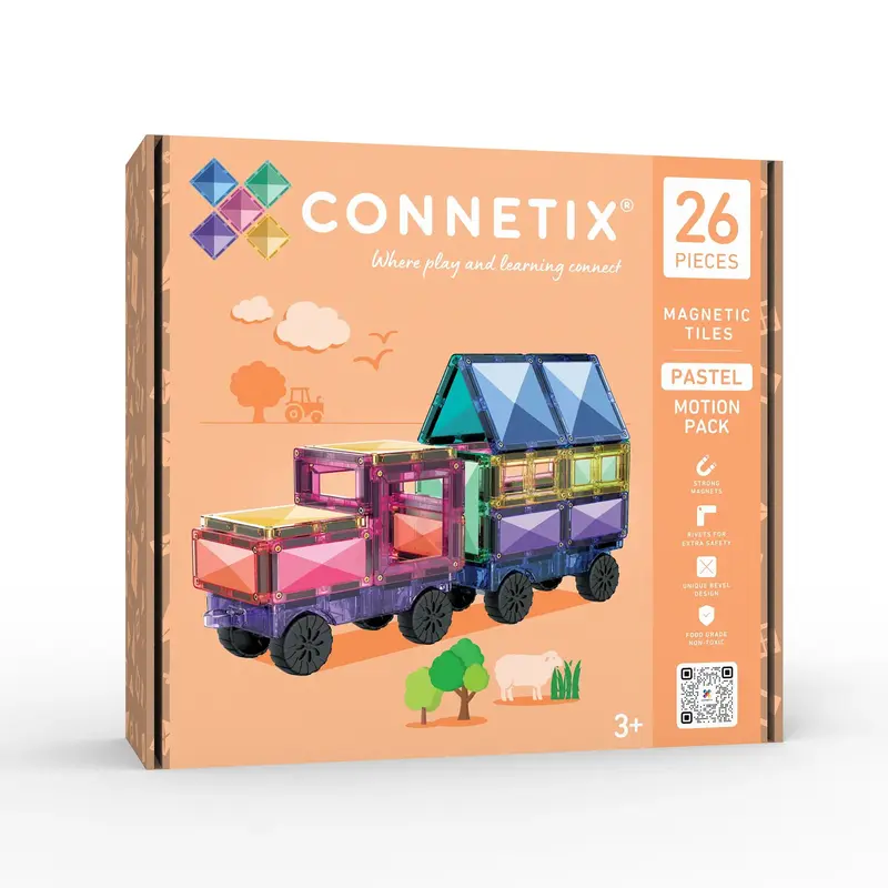 Connetix - Pastel Motion Pack - 26 stuks