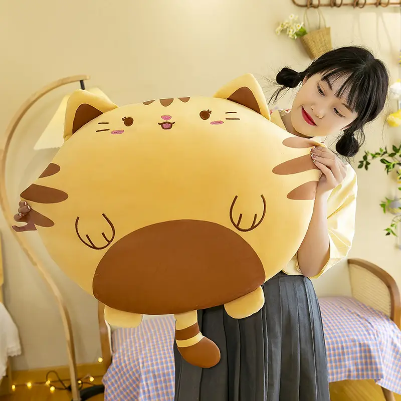 Cookie Cat Round Plush Cushion