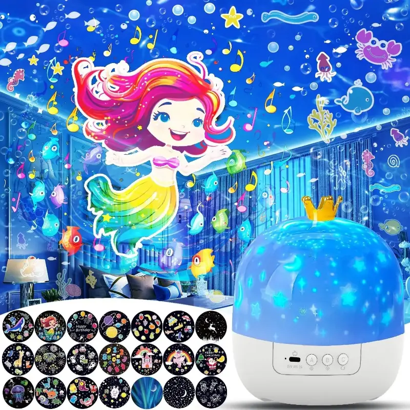 CosmoGlow – Dromerig & Creatief – Galaxy Projector Nachtlamp met 360° Rotatie