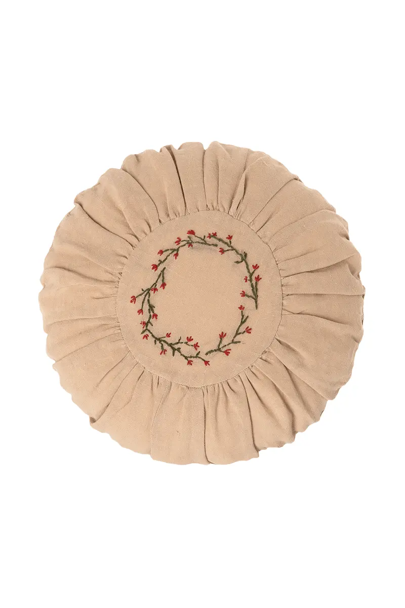 Cushion, Round - Flower Circle