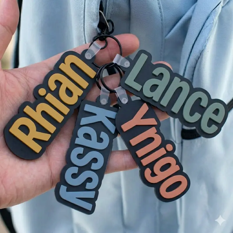 Custom Acrylic Keychain – Voor Tassen & Sleutels - Gepersonaliseerd Sleutelhanger