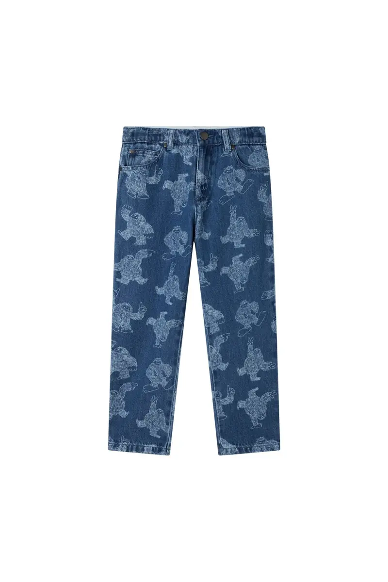 Dancing Yeti Denim Trousers