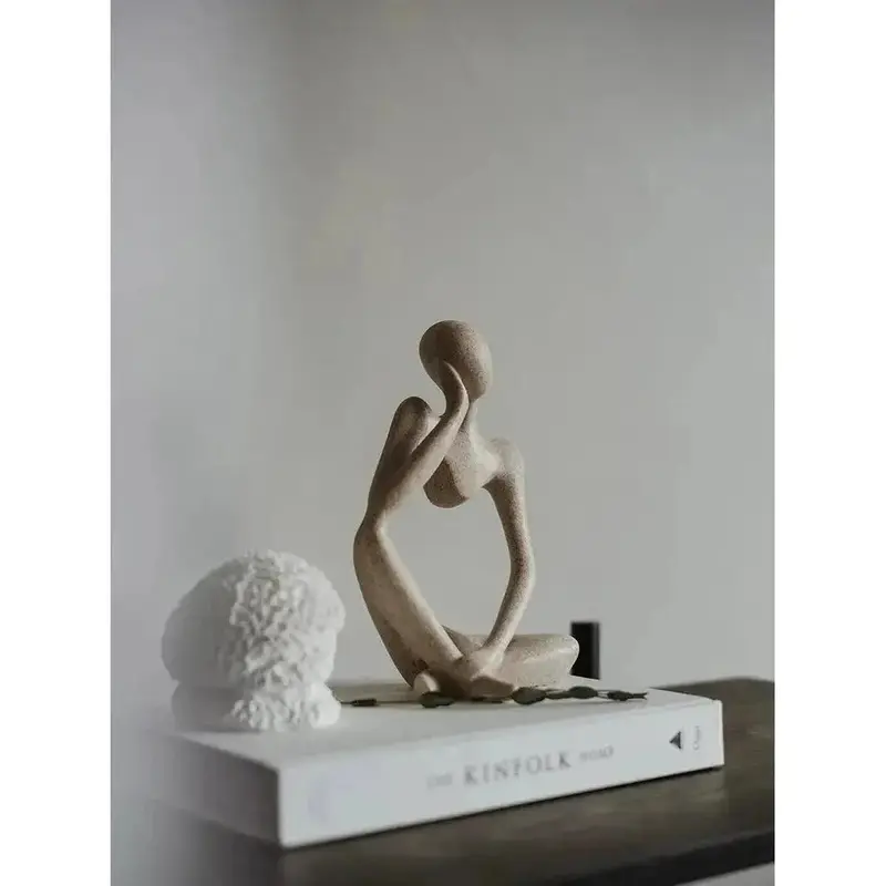 Daxen Abstract Sculpture - Handgemaakt Hars, Uniek Design