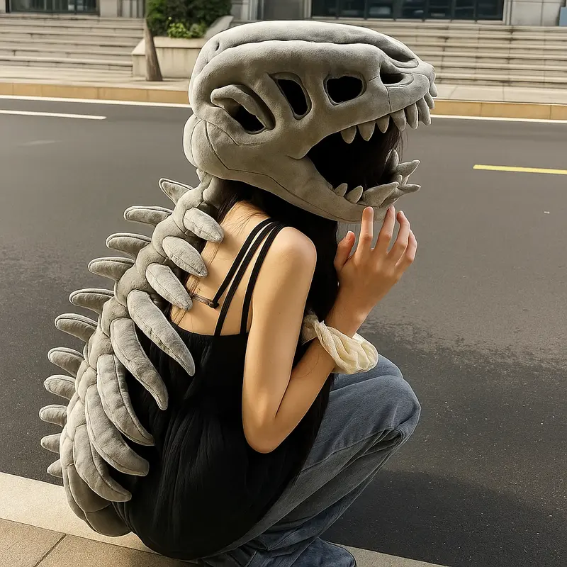 DinoBones™ – Realistisch Dino Skelet Kostuum – Fantasierijk Verkleedspel