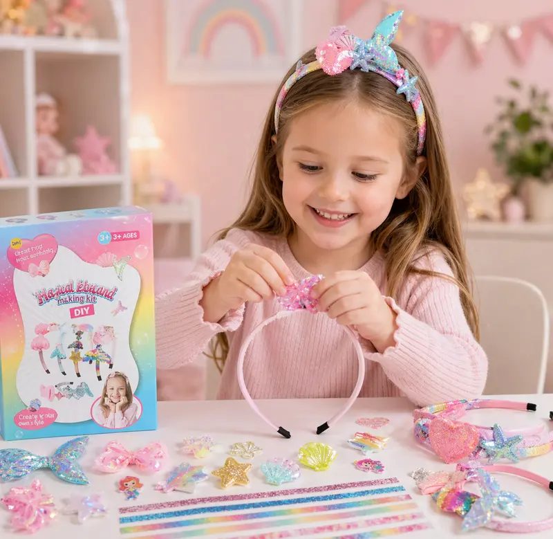 DIY Headband Making Kit – Creatief & Speels – Haarband Accessoires Set