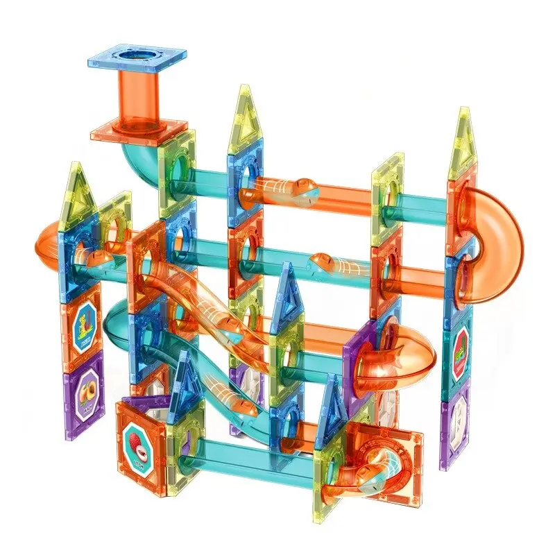 DIY Magnetic Marble Track™ - Wetenschappelijk knikkerplezier - Magnetische tegels knikkerbaan