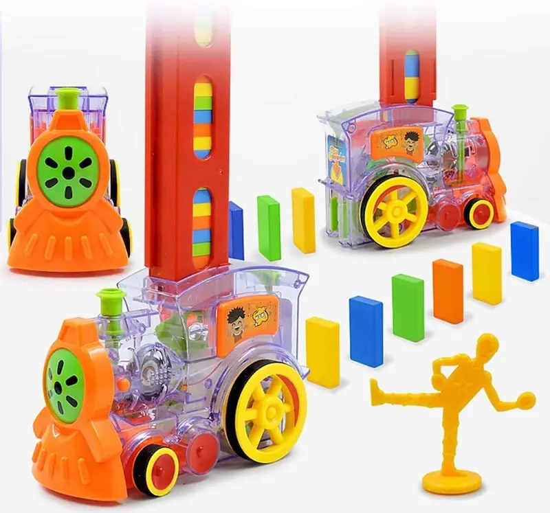 Domino Train™ | Zonder frustratie spelen met domino - Automatische Stenenlegger