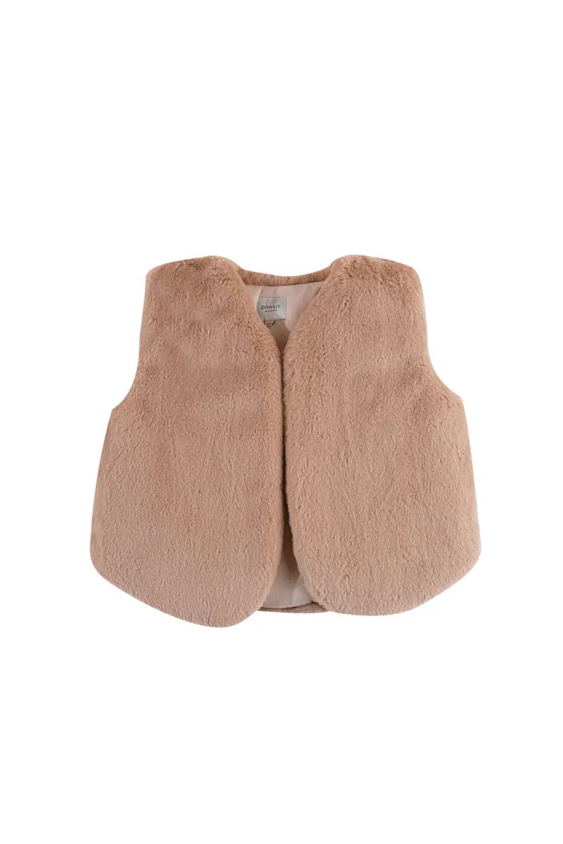 Donsje Pimmy Gilet Cloudy Rose Teddy