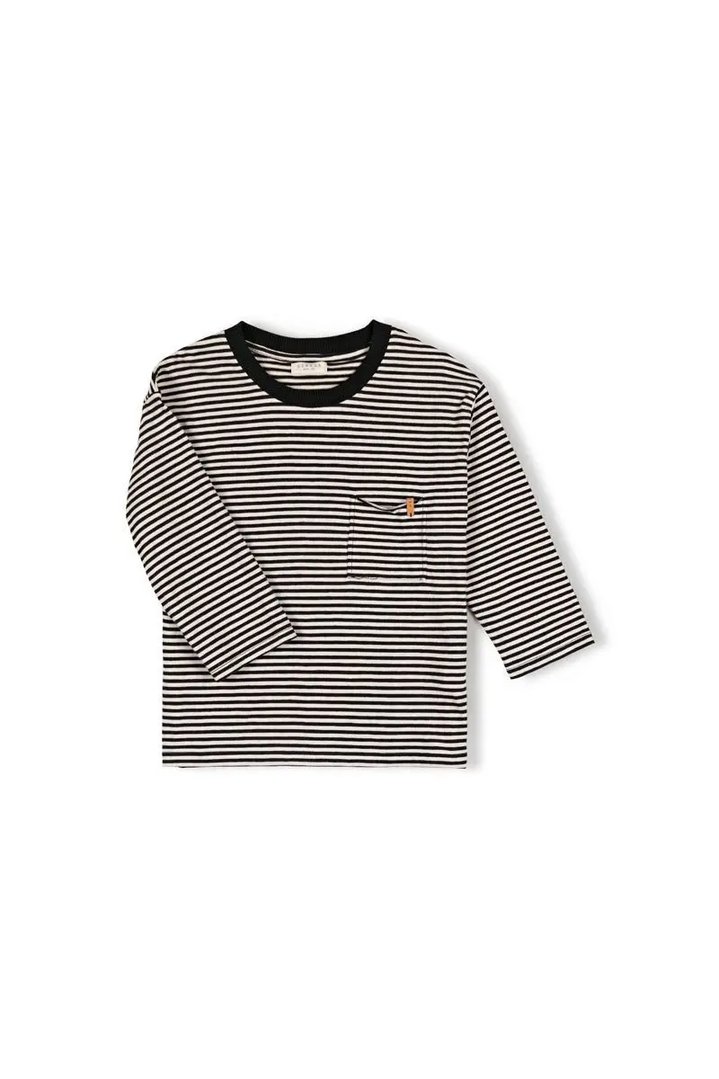 Drop Shirt - Black Stripe