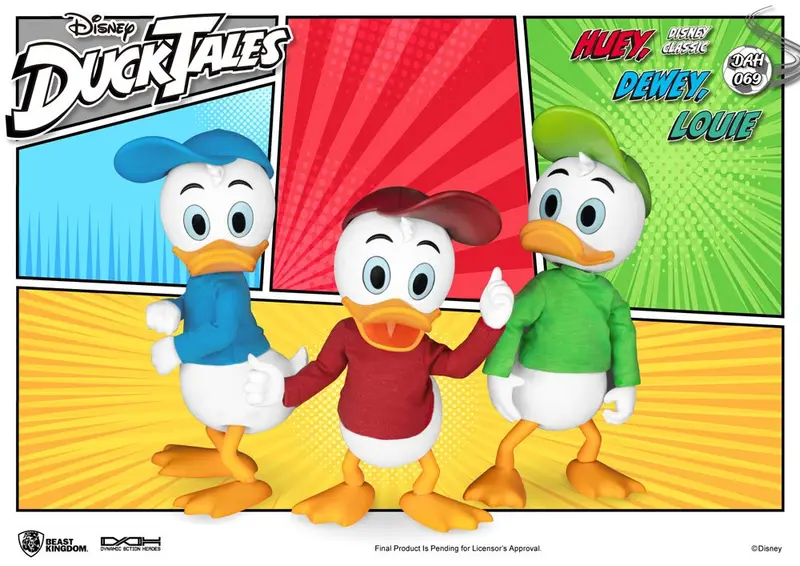 DuckTales Huey, Dewey & Louie Action Figure 3-Pack 10 cm