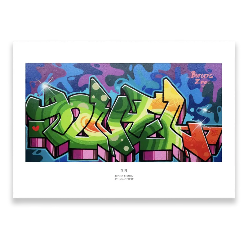 Duel - deMuur FineArt Print