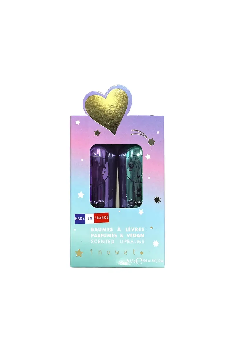 Duo Rainbow Chrismas Lip Balms