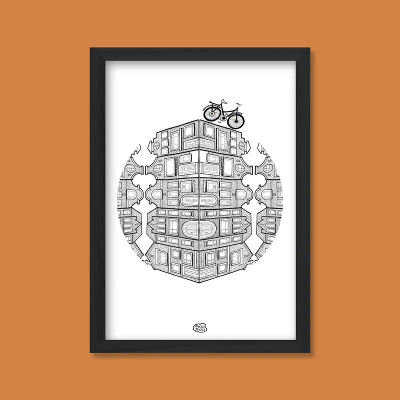 Dutch houses print 1