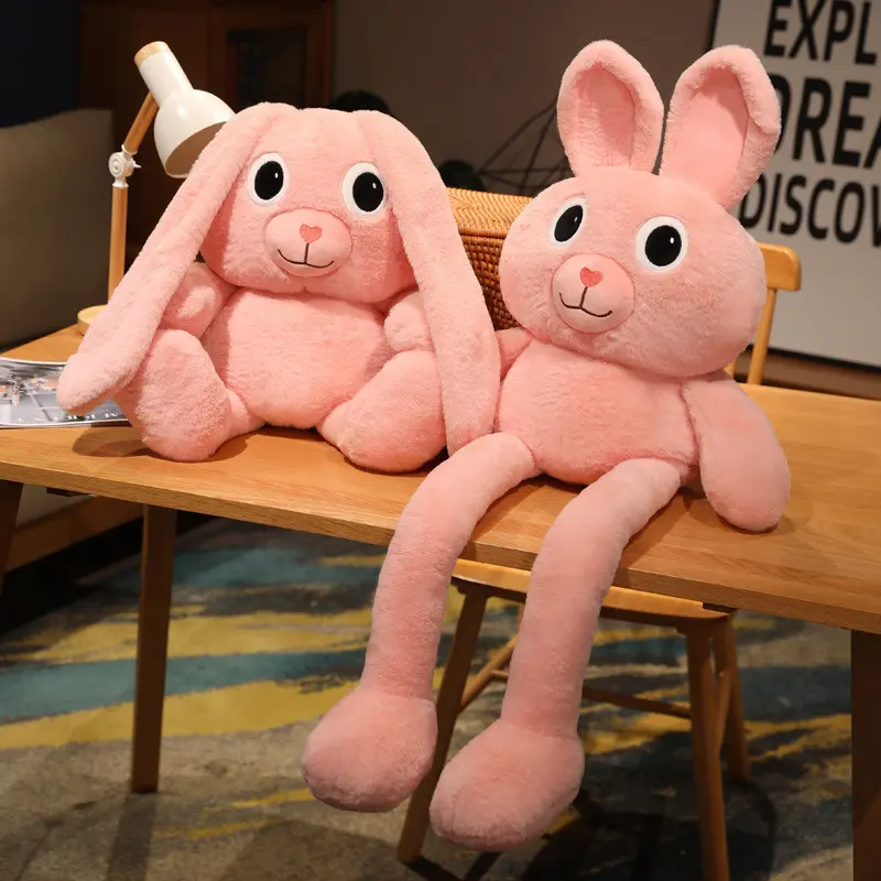 Ears Stretchable Long-legged Rabbit Doll