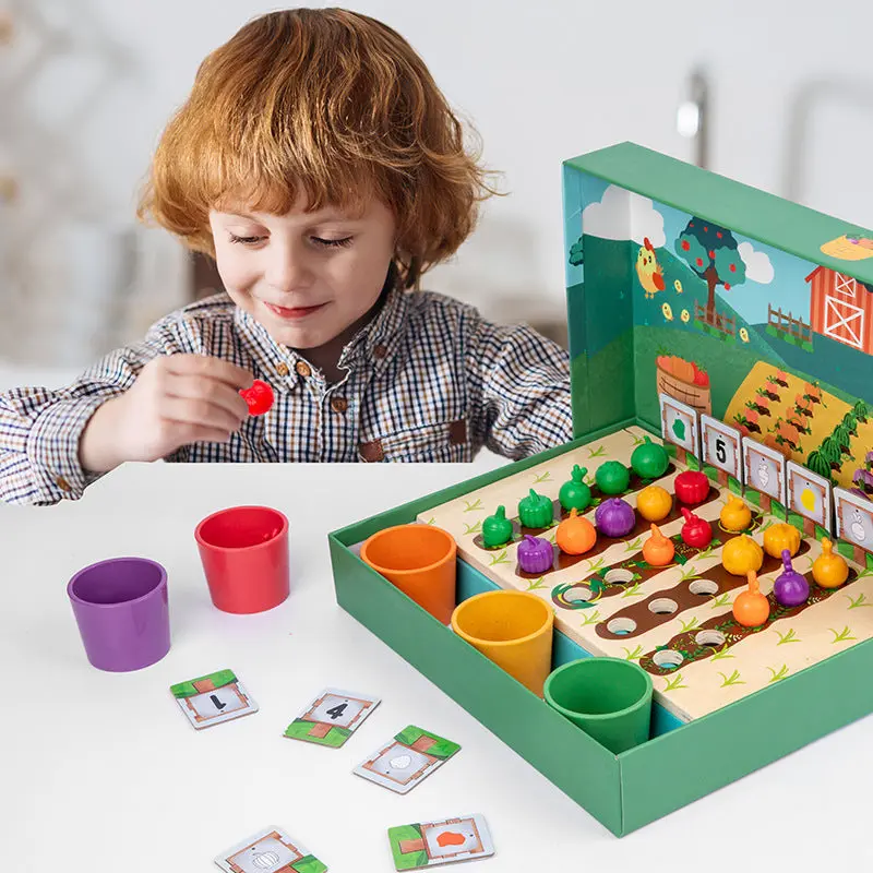 EduFarm – Spelenderwijs Leren – Montessori Tel- & Kleurspel