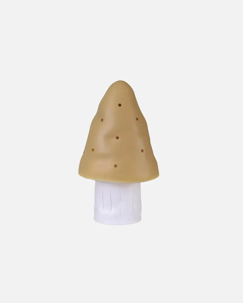 Egmont Paddenstoel Lamp Mokka met Dimmer | Nachtlampje 15 x 28 cm