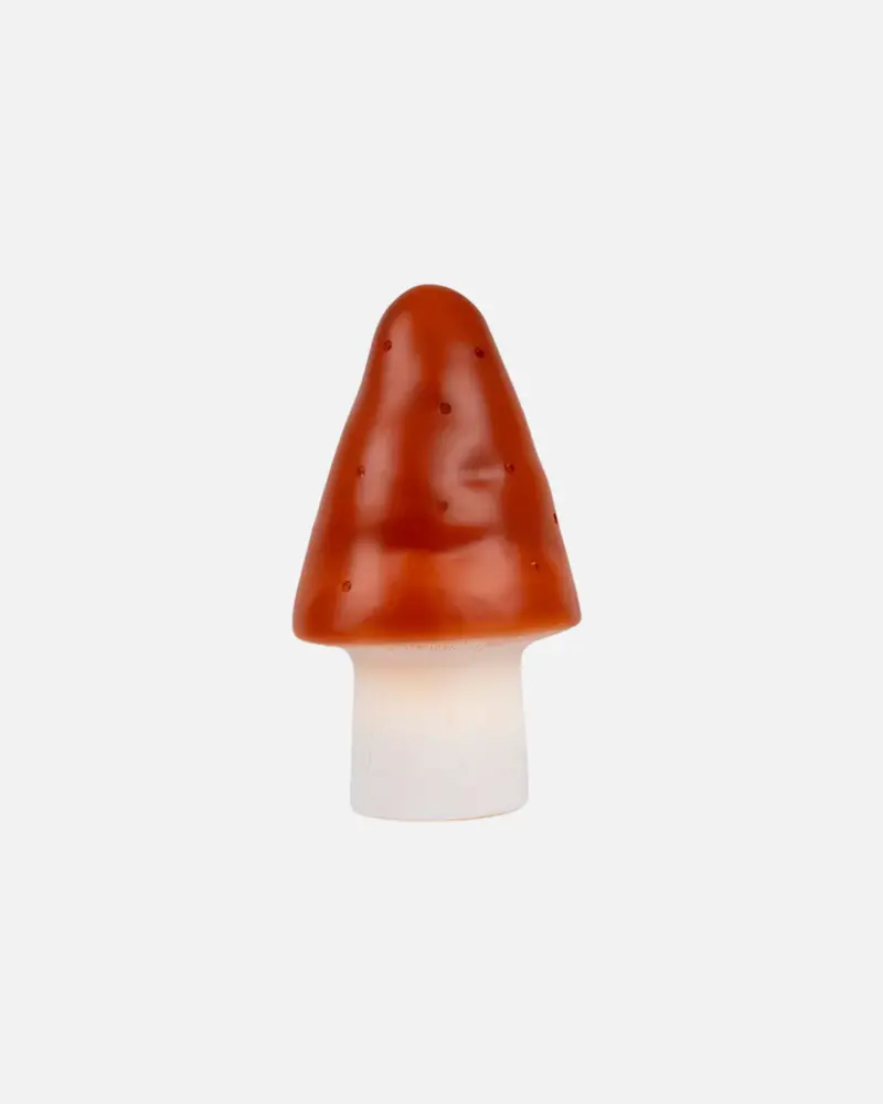 Egmont Paddenstoel Lamp Rood met Dimmer | Nachtlampje 15 x 28 cm