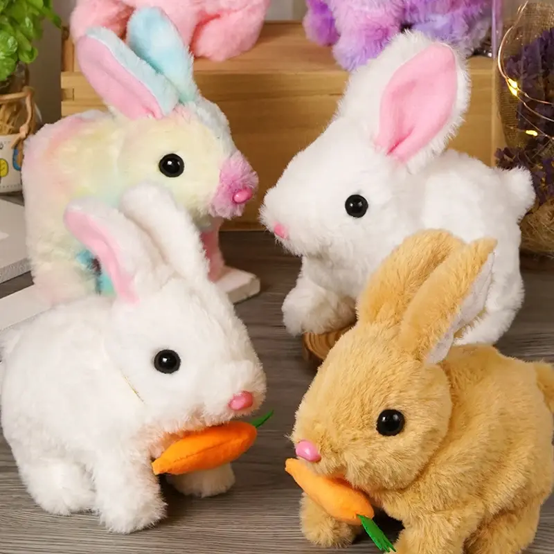 Electric Bunny™ – Springlevend & Gezellig – Pluche Konijn