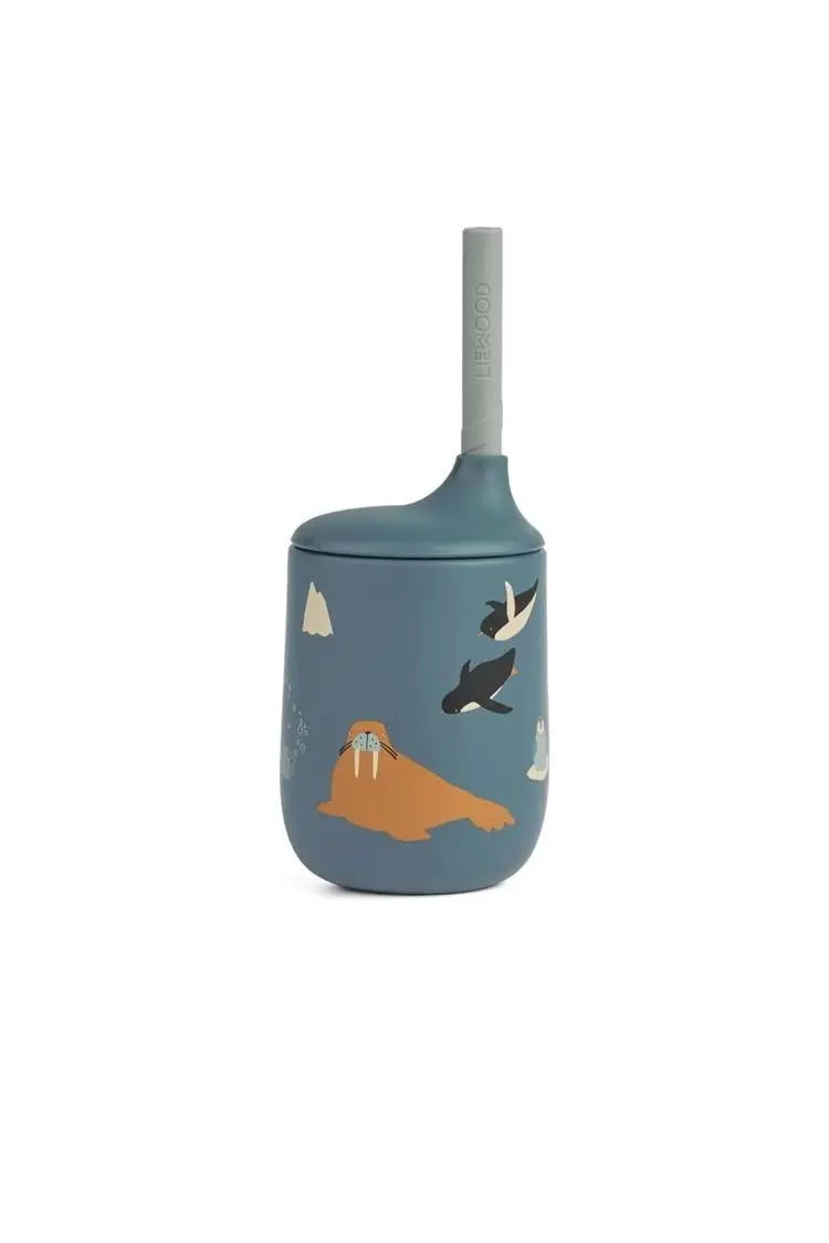 Ellis Printed Sippy Cup - Arctic Sea / Ocean view