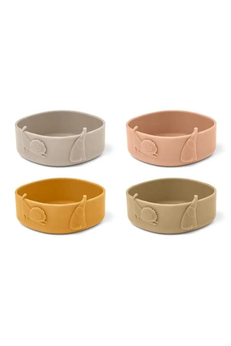 Emily Bowl 4-Pack - Tuscany rose multi mix