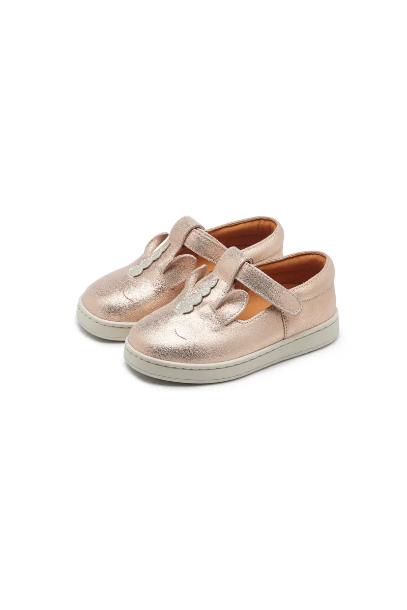 Esterre Shoes Unicorn Powder Metallic Leather