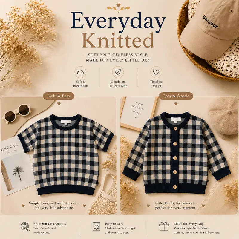 Everyday Knitted – Zacht & Trendy – Stijlvolle Kinder Kleding