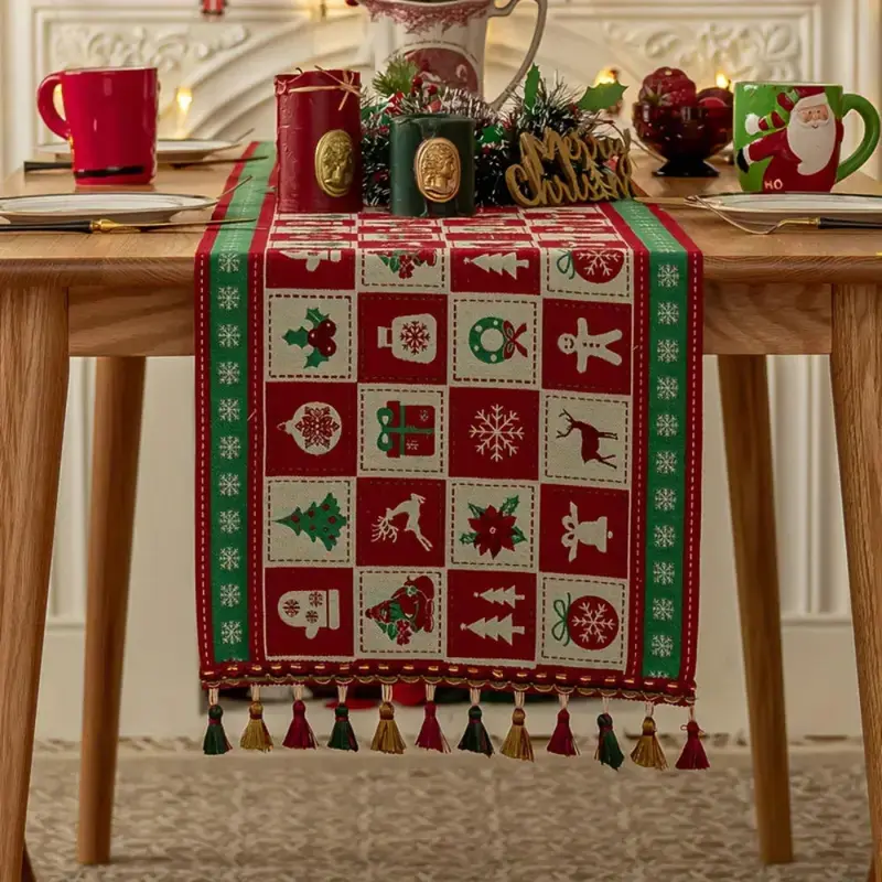 Felicity Tafelloper Kerst - Hoogwaardig Textiel, Feestelijk Design
