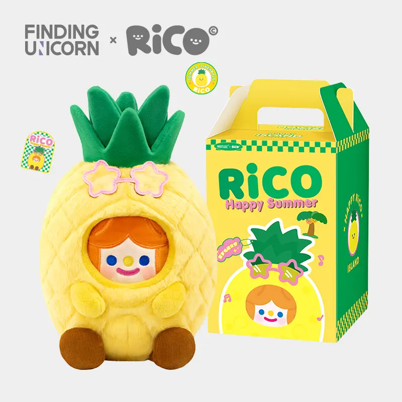 FINDING UNICORN ✖ RiCO - Pineapple Plush Doll