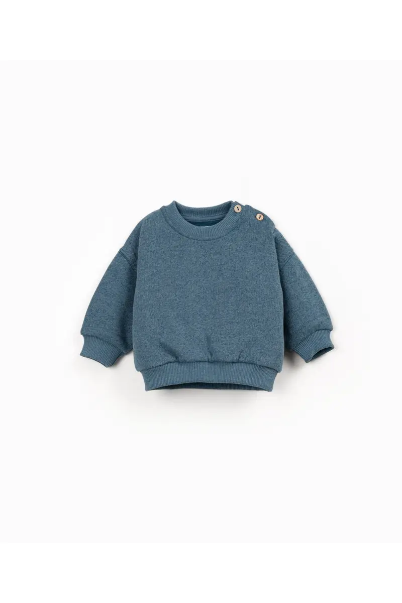 Fleece sweater - Cyanotype