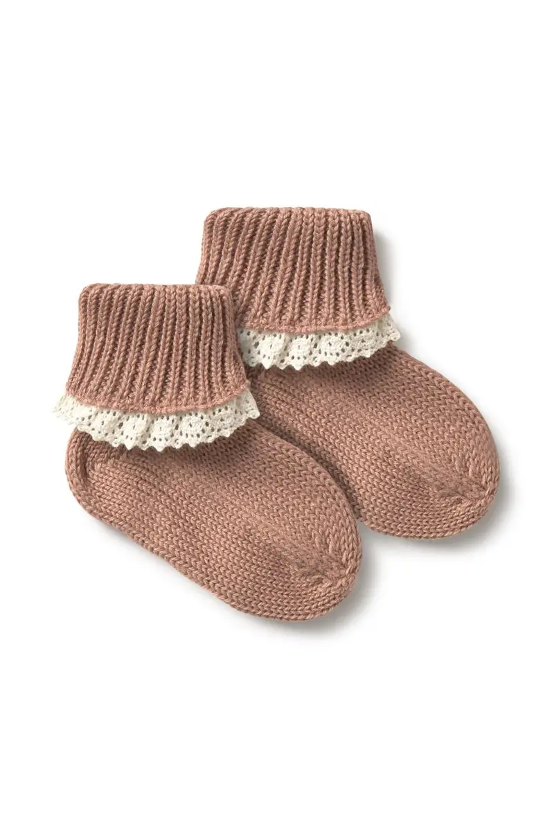 Fleur knitted socks - bloom