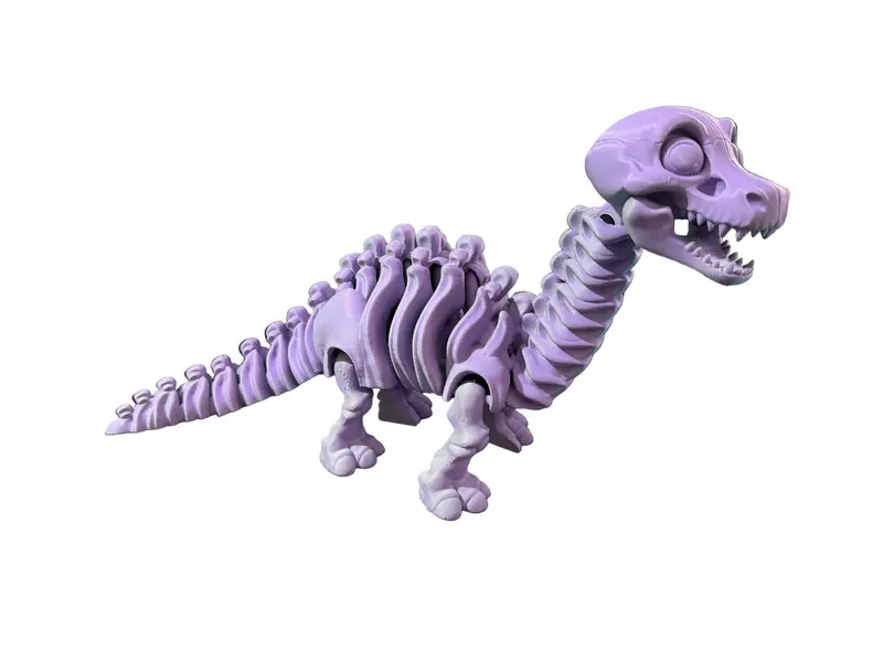 Flexi Skelet Dinosaurus – 3D-Geprint Beweegbaar Model
