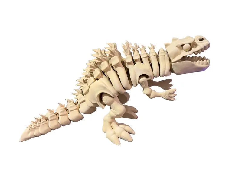 Flexi Skelet Godzilla – 3D-Geprint Beweegbaar Model
