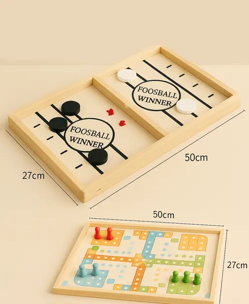 Foosball™ - Gemakkelijk Op Te Zetten - Houten bordspel