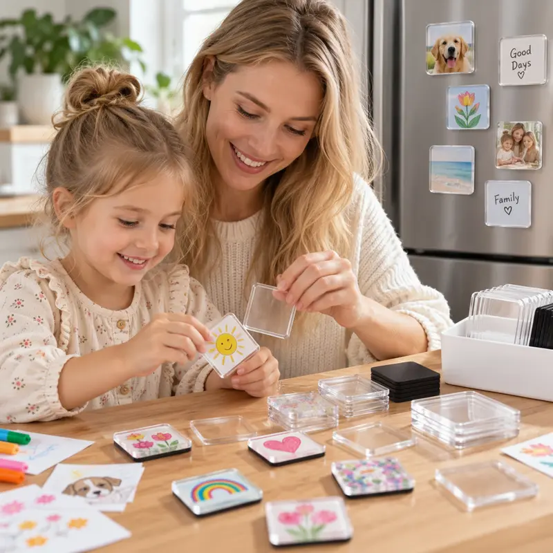 FridgeArt – Creatief & Persoonlijk – DIY Acryl Magneetset voor de Koelkast