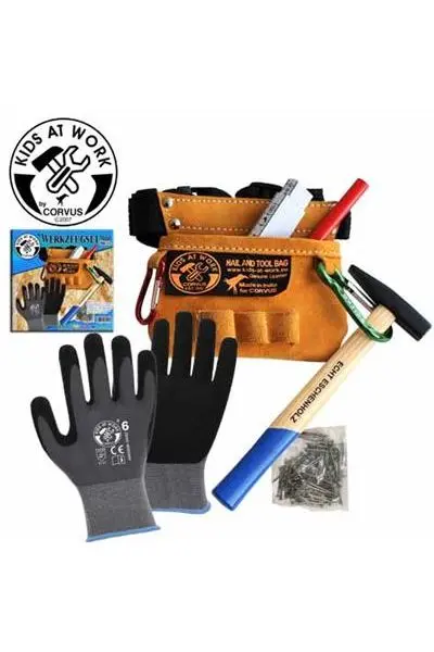 Gereedschapsriem mini met handschoenen