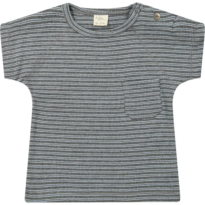 Gestreept T-shirt - biologisch katoen - Riffle Amsterdam