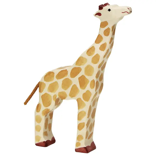 Giraffe omhoog kijkend